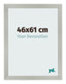 Fotokader 46x61cm Zilver Mat MDF Bologna Voorzijde Maat | Yourdecoration.be