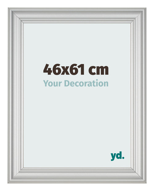 Fotokader 46x61cm Zilver Mat MDF Lazio Voorzijde Maat | Yourdecoration.be