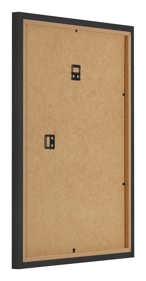 Fotokader 46x61cm Zwart Houtnerf MDF Bologna Achterzijde Schuin | Yourdecoration.be