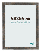 Fotokader 48x64 cm Geoxideerd Metaal MDF Bologna Voorzijde Maat | Yourdecoration.be