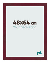 Fotokader 48x64 cm Wijnrood Geveegd MDF Bologna Voorzijde Maat | Yourdecoration.be