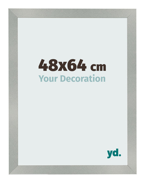 Fotokader 48x64cm Aluminium Geborsteld MDF Bologna Voorzijde Maat | Yourdecoration.be