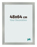 Fotokader 48x64cm Aluminium Geborsteld MDF Bologna Voorzijde Maat | Yourdecoration.be