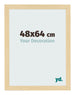 Fotokader 48x64cm Beuken Decor MDF Bologna Voorzijde Maat | Yourdecoration.be