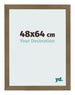 Fotokader 48x64cm Brons Decor MDF Bologna Voorzijde Maat | Yourdecoration.be