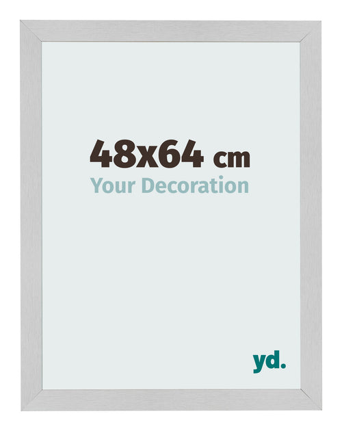 Fotokader 48x64cm Edelstaal MDF Bologna Voorzijde Maat | Yourdecoration.be