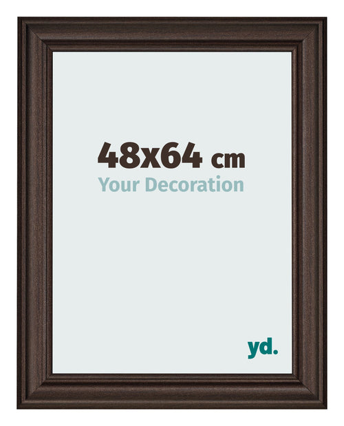 Fotokader 48x64cm Eiken Donker MDF Lazio Voorzijde Maat | Yourdecoration.be