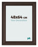Fotokader 48x64cm Eiken Donker MDF Lazio Voorzijde Maat | Yourdecoration.be