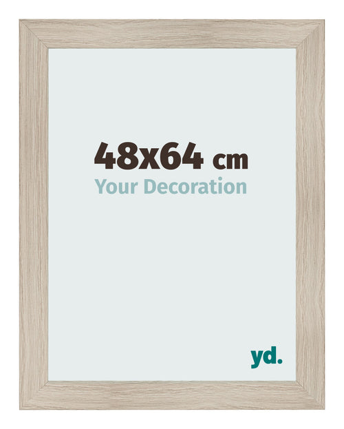 Fotokader 48x64cm Eiken Licht MDF Pisa Voorzijde Maat | Yourdecoration.be