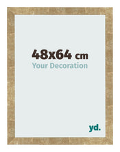 Fotokader 48x64cm Goud Antiek MDF Bologna Voorzijde Maat | Yourdecoration.be