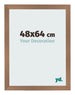 Fotokader 48x64cm Koper Decor MDF Bologna Voorzijde Maat | Yourdecoration.be