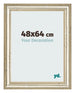 Fotokader 48x64cm Metaalglans MDF Lazio Voorzijde Maat | Yourdecoration.be