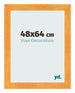 Fotokader 48x64cm Oranje MDF Pisa Voorzijde Maat | Yourdecoration.be