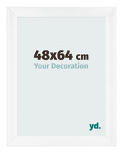 Fotokader 48x64cm Wit Mat MDF Pisa Voorzijde Maat | Yourdecoration.be