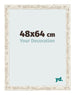 Fotokader 48x64cm Wit Vintage MDF Bologna Voorzijde Maat | Yourdecoration.be