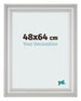 Fotokader 48x64cm Zilver Mat MDF Lazio Voorzijde Maat | Yourdecoration.be