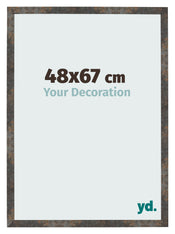 Fotokader 48x67 cm Geoxideerd Metaal MDF Bologna Voorzijde Maat | Yourdecoration.be