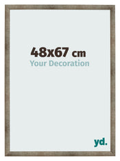 Fotokader 48x67 cm Metaal Vintage MDF Bologna Voorzijde Maat | Yourdecoration.be