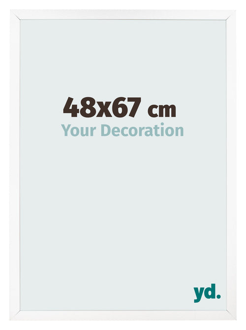 Fotokader 48x67 cm Zwart Mat MDF Bologna Voorzijde Maat | Yourdecoration.be