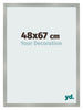 Fotokader 48x67cm Aluminium Geborsteld MDF Bologna Voorzijde Maat | Yourdecoration.be