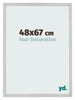 Fotokader 48x67cm Edelstaal MDF Bologna Voorzijde Maat | Yourdecoration.be