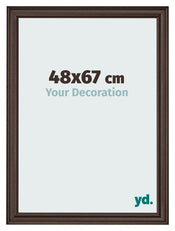 Fotokader 48x67cm Eiken Donker MDF Lazio Voorzijde Maat | Yourdecoration.be