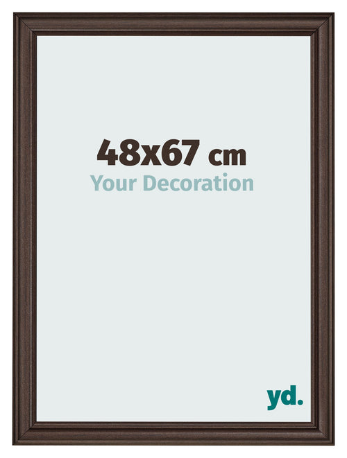 Fotokader 48x67cm Eiken Donker MDF Lazio Voorzijde Maat | Yourdecoration.be