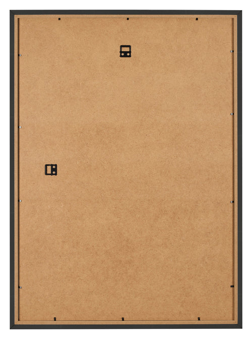 Fotokader 48x67cm Zwart Houtnerf MDF Bologna Achterzijde | Yourdecoration.be