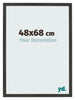 Fotokader 48x68cm Antraciet MDF Bologna Voorzijde Maat | Yourdecoration.be