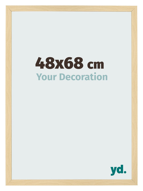 Fotokader 48x68cm Beuken Decor MDF Bologna Voorzijde Maat | Yourdecoration.be