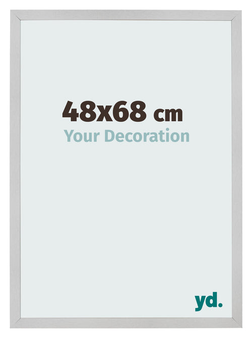 Fotokader 48x68cm Edelstaal MDF Bologna Voorzijde Maat | Yourdecoration.be