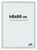 Fotokader 48x68cm Edelstaal MDF Bologna Voorzijde Maat | Yourdecoration.be