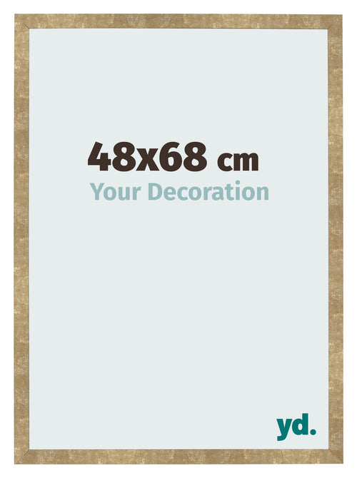 Fotokader 48x68cm Goud Antiek MDF Bologna Voorzijde Maat | Yourdecoration.be