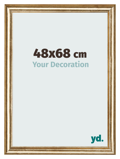 Fotokader 48x68cm Goud Antiek MDF Lazio Voorzijde Maat | Yourdecoration.be