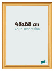 Fotokader 48x68cm Goud Mat MDF Lazio Voorzijde Maat | Yourdecoration.be