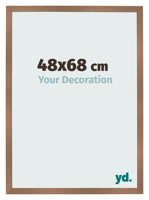 Fotokader 48x68cm Koper Decor MDF Bologna Voorzijde Maat | Yourdecoration.be