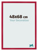 Fotokader 48x68cm Rood MDF Bologna Voorzijde Maat | Yourdecoration.be
