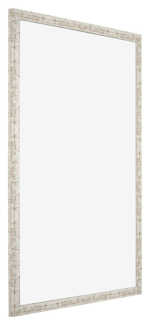Fotokader 48x68cm Wit Vintage MDF Bologna Voorzijde Schuin | Yourdecoration.be