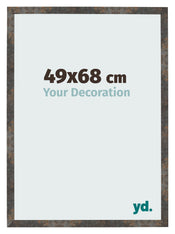 Fotokader 49x68 cm Geoxideerd Metaal MDF Bologna Voorzijde Maat | Yourdecoration.be