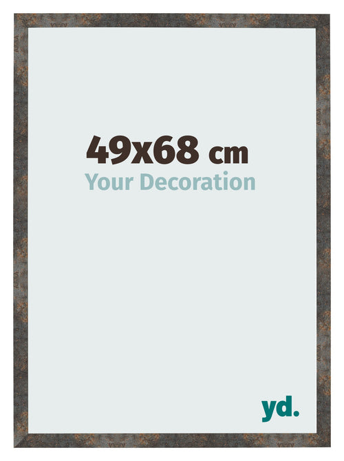 Fotokader 49x68 cm Geoxideerd Metaal MDF Bologna Voorzijde Maat | Yourdecoration.be