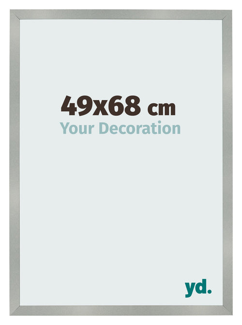 Fotokader 49x68cm Aluminium Geborsteld MDF Bologna Voorzijde Maat | Yourdecoration.be