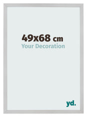 Fotokader 49x68cm Edelstaal MDF Bologna Voorzijde Maat | Yourdecoration.be