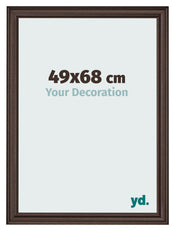 Fotokader 49x68cm Eiken Donker MDF Lazio Voorzijde Maat | Yourdecoration.be