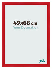 Fotokader 49x68cm Rood MDF Pisa Voorzijde Maat | Yourdecoration.be