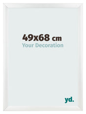 Fotokader 49x68cm Wit Hoogglans MDF Pisa Voorzijde Maat | Yourdecoration.be
