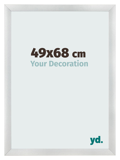 Fotokader 49x68cm Zilver Mat MDF Pisa Voorzijde Maat | Yourdecoration.be