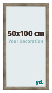 Fotokader 50x100 cm Metaal Vintage MDF Bologna Voorzijde Maat | Yourdecoration.be