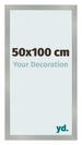Fotokader 50x100cm Aluminium Geborsteld MDF Bologna Voorzijde Maat | Yourdecoration.be