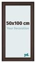 Fotokader 50x100cm Eiken Donker MDF Lazio Voorzijde Maat | Yourdecoration.be
