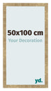 Fotokader 50x100cm Goud Antiek MDF Bologna Voorzijde Maat | Yourdecoration.be
